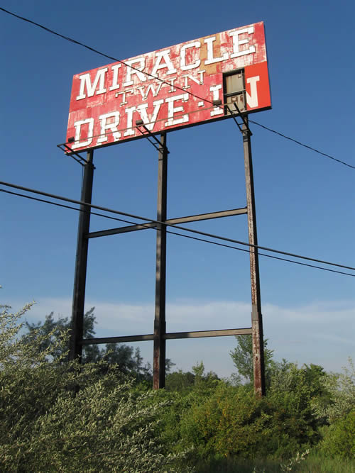 Miracle Twin Drive-In Theatre - Fading Fast June 2012